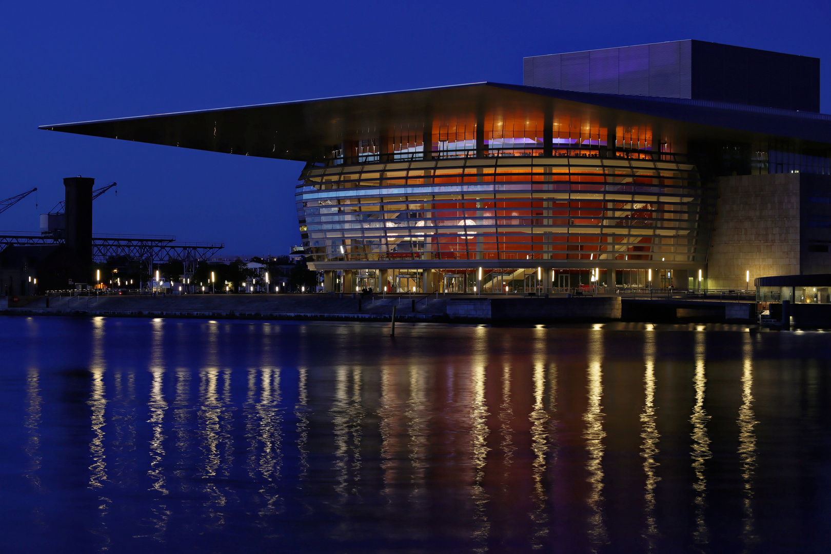 Oper in Kopenhagen zur blauen Stunde II