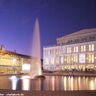 Oper Leipzig bei Nacht