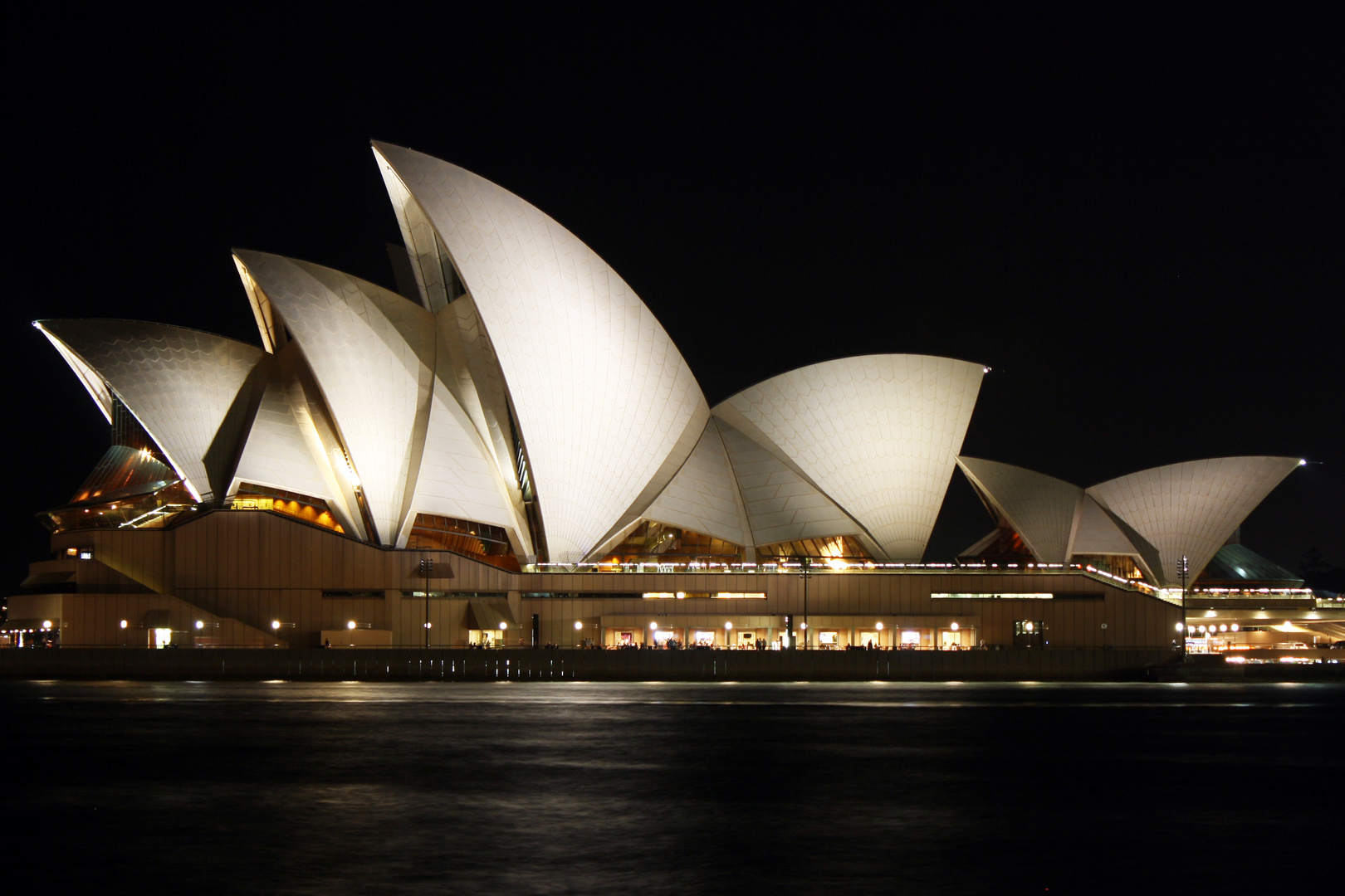 Opera House at night