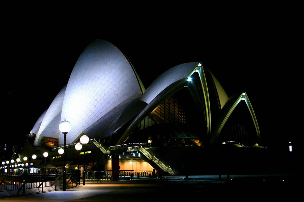 Opera House at night