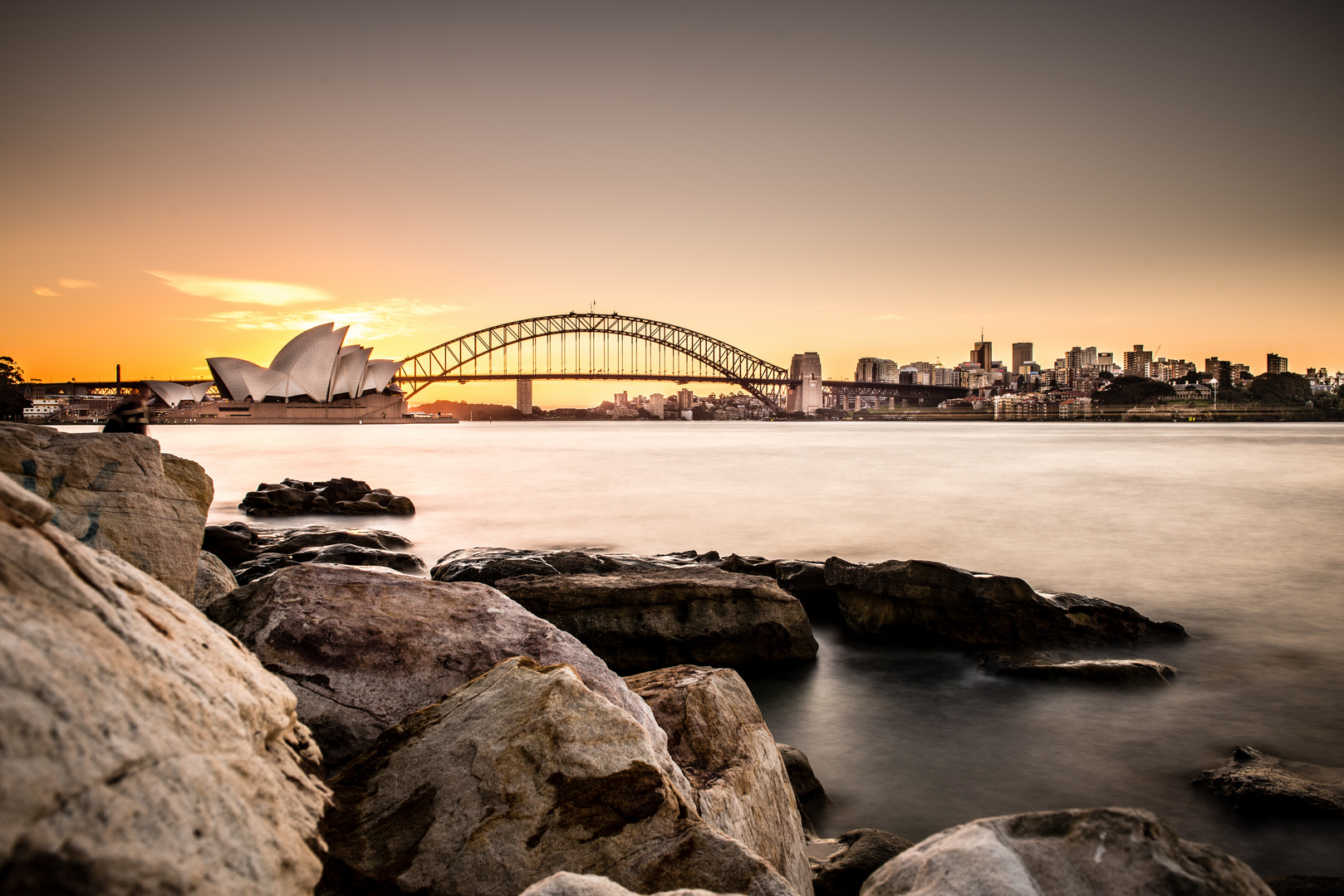 Opera House in the Sunset