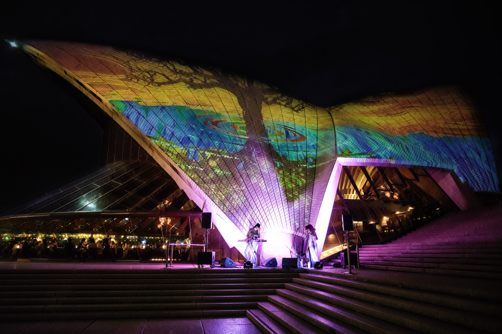 Opera House, Sydney, AUS (als Projektionsfläche)