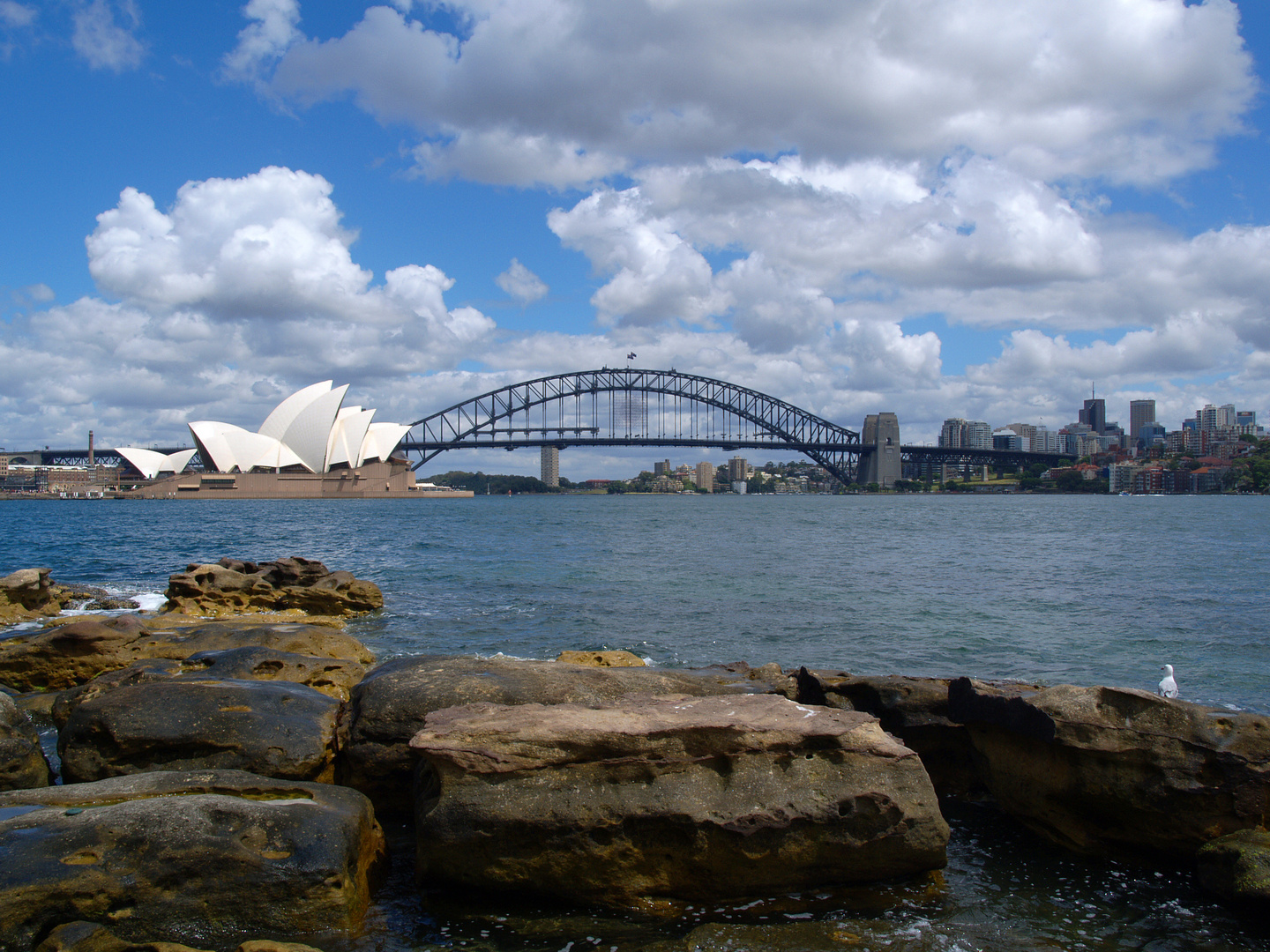 Opera House und Harbour Bridge gaaaaaanz ohne Touris