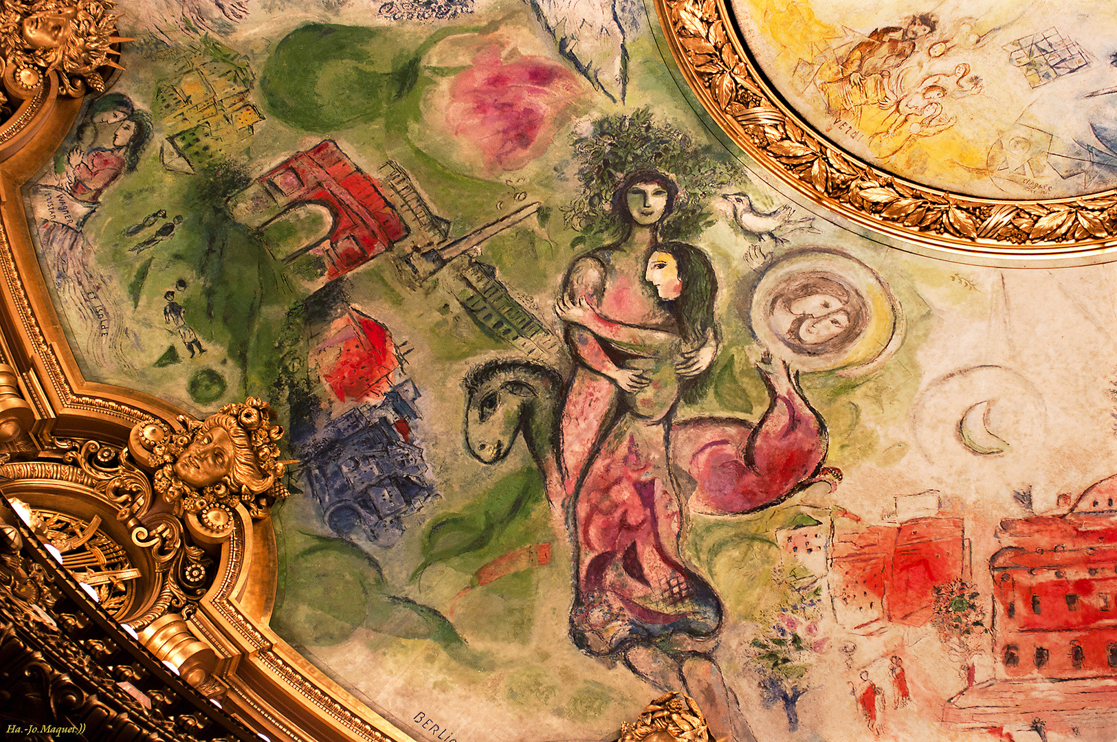 Opéra National - Marc Chagall (3 Ausschnitte)