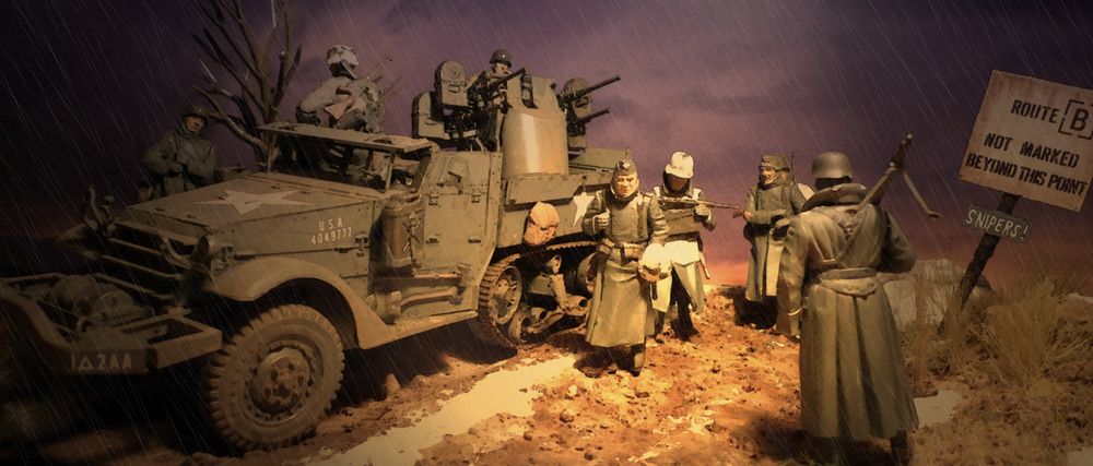 Operation Nordwind 1945 US Halftrack M3 Foto & Bild autos