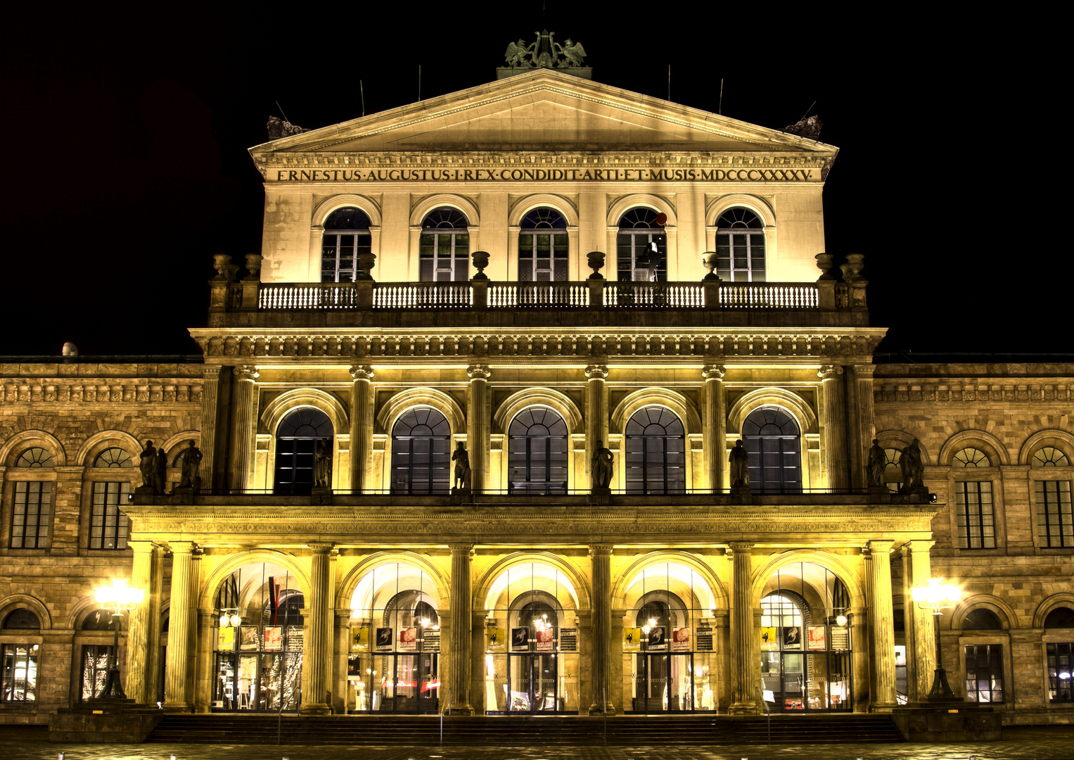 Opernhaus Hannover am Heiligabend 2014 - 2