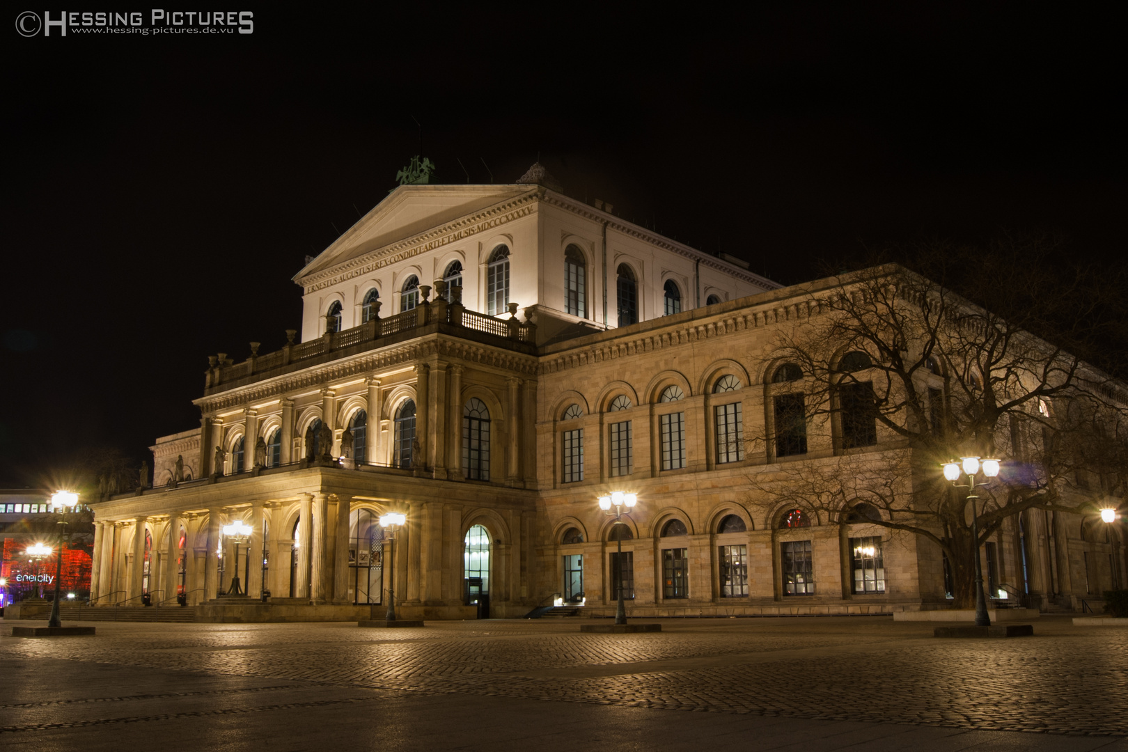 Opernhaus Hannover bei Nacht