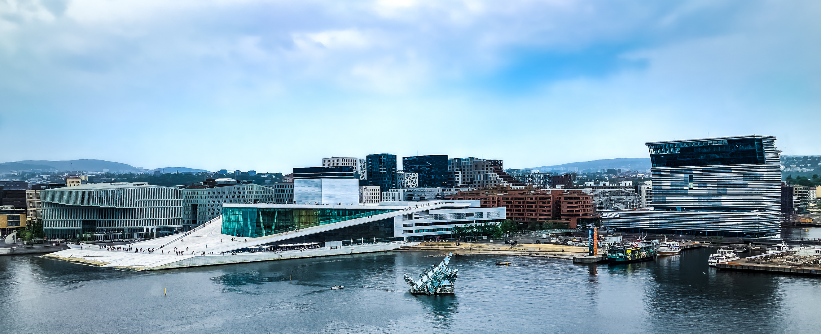 Opernhaus und Munch-Museum Oslo