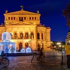 Opernplatz an Weihnachten