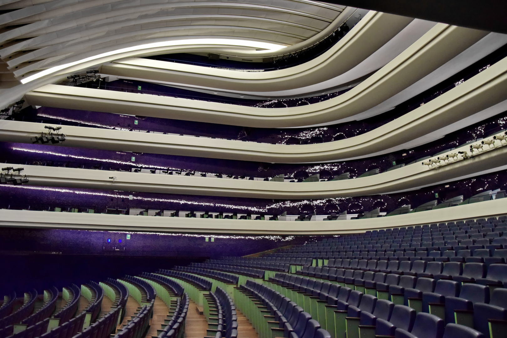 Opernsaal im Palau de les Arts Reina Sofia, Valencia