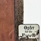 Opfer für die Kapelle