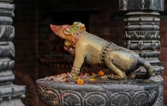 Opfergaben Bhaktapur