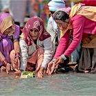 Opferung an Mutter Ganga