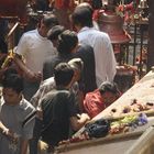 Opferzeremonie In Dhaksin Kali