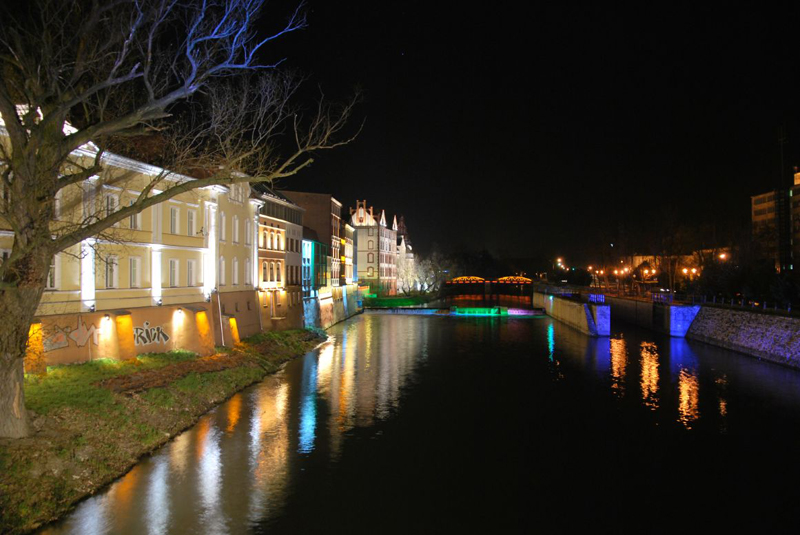 Opole by night