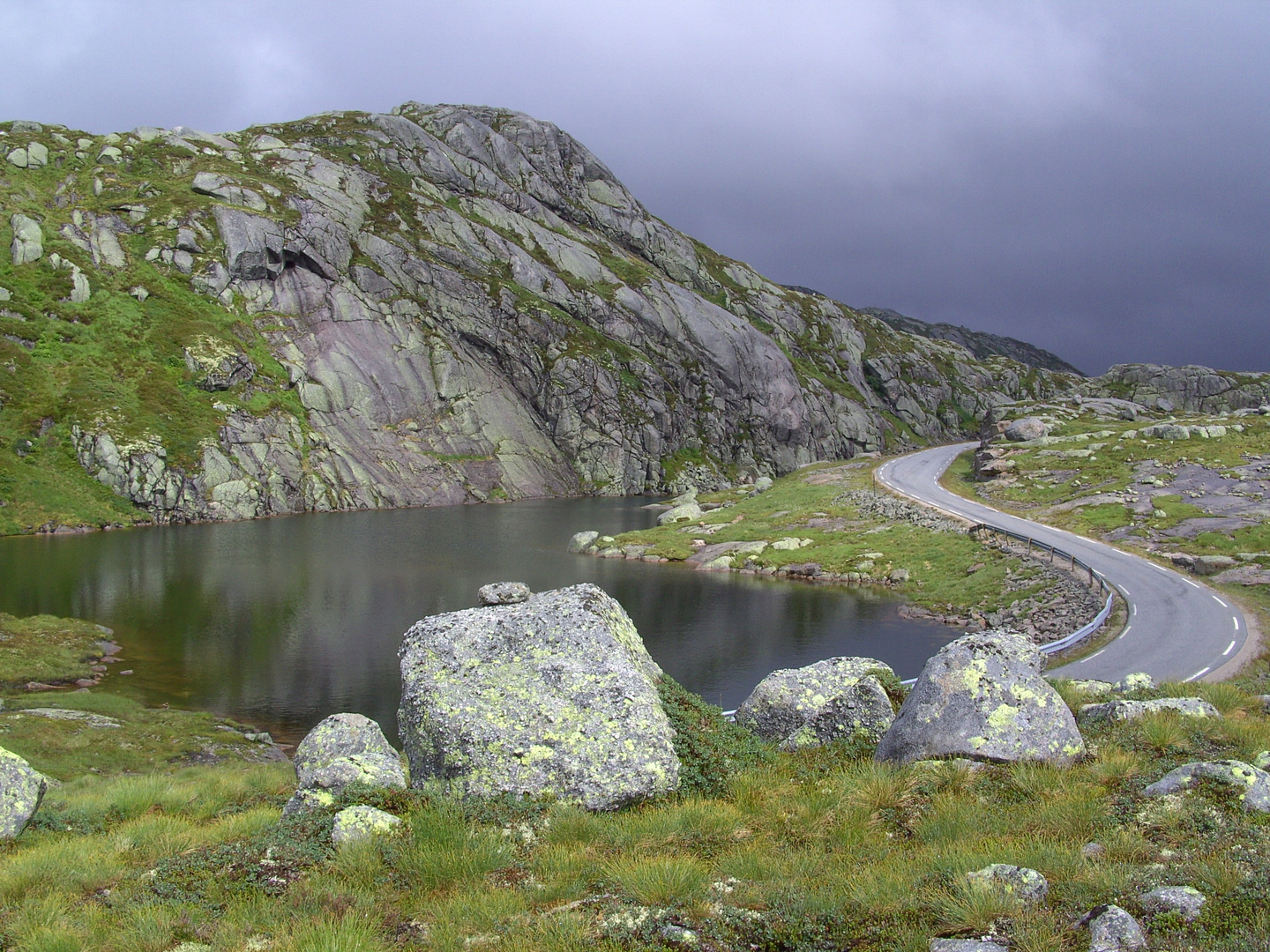 oppe på fjelle