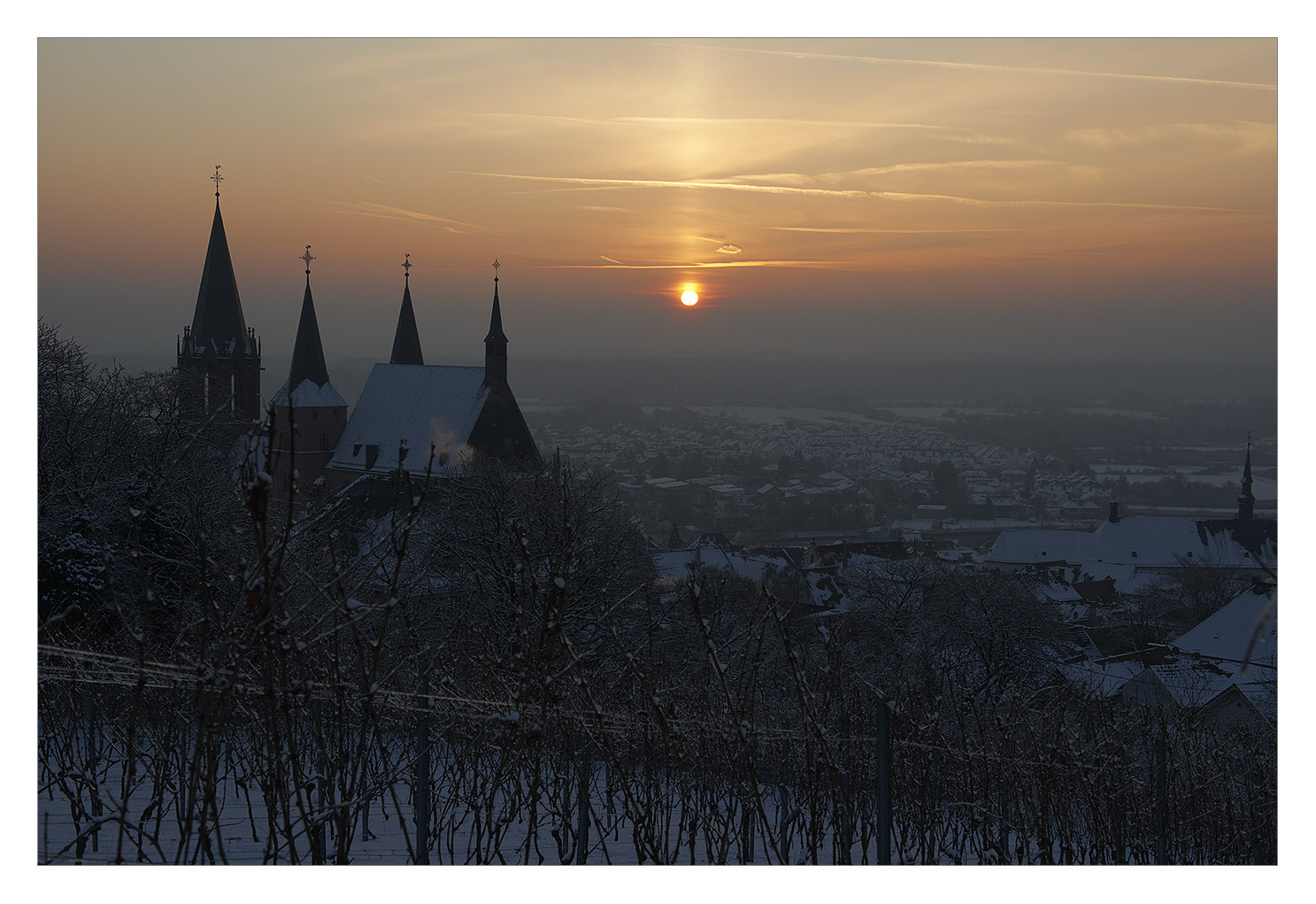 Oppenheim im Morgengrauen