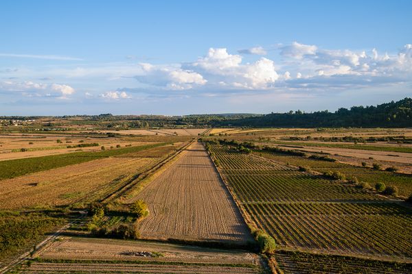 Oppidum d'Enserune - Étang de Montady