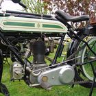 Opposite View of Triumph Vintage Motor Cycle