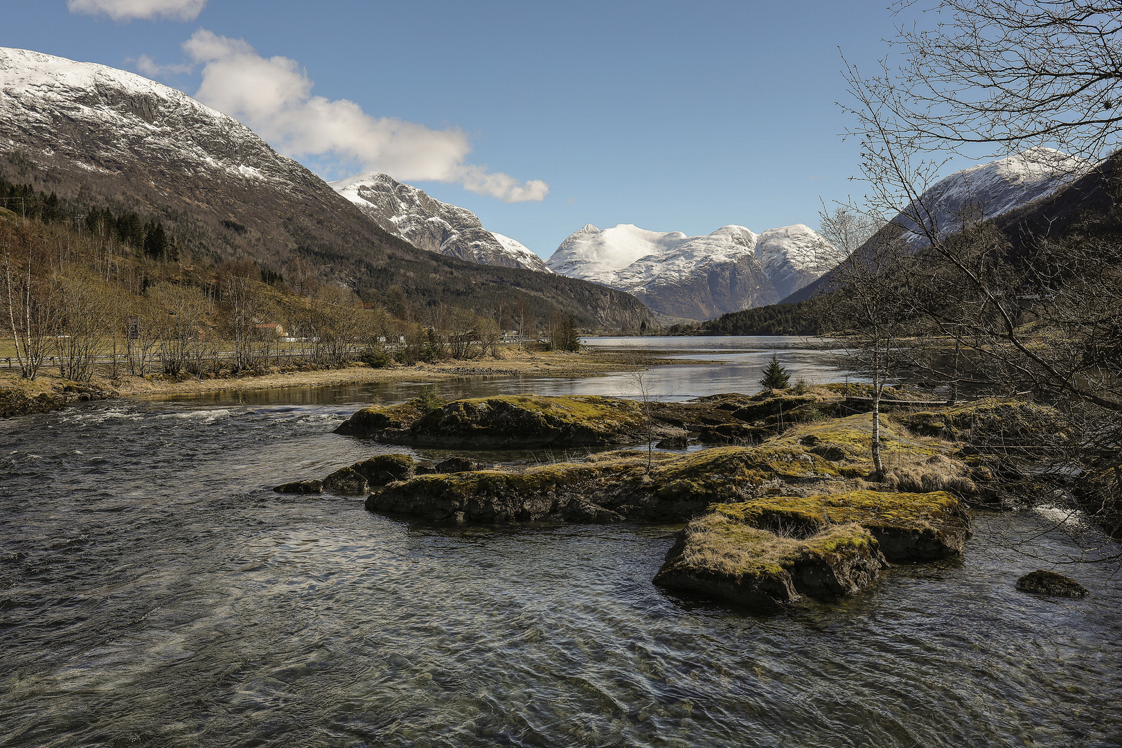 Oppstryn nach der Schneeschmelze