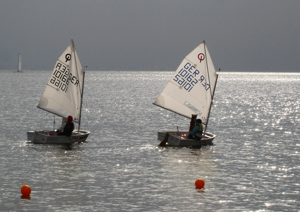 Optimisten auf dem Chiemsee