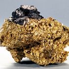 Or natif (Native Gold), Quartz, Blende