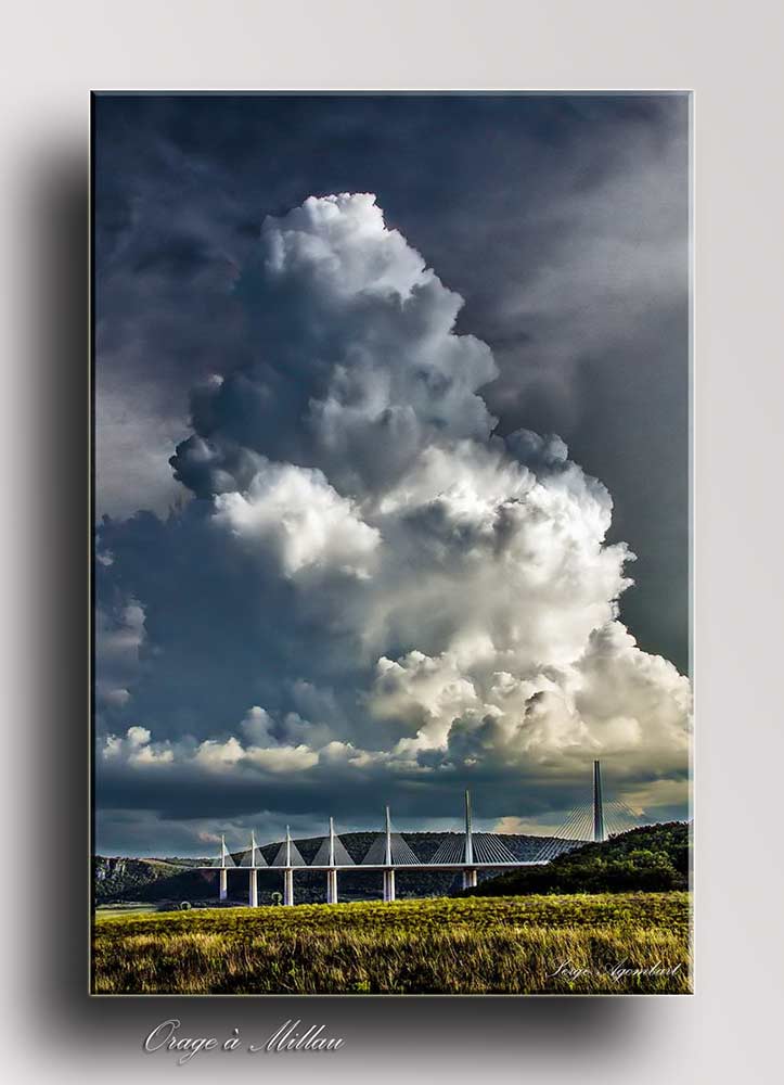 Orage à Millau