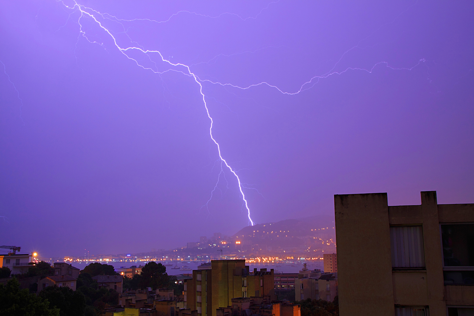 orage ajaccio