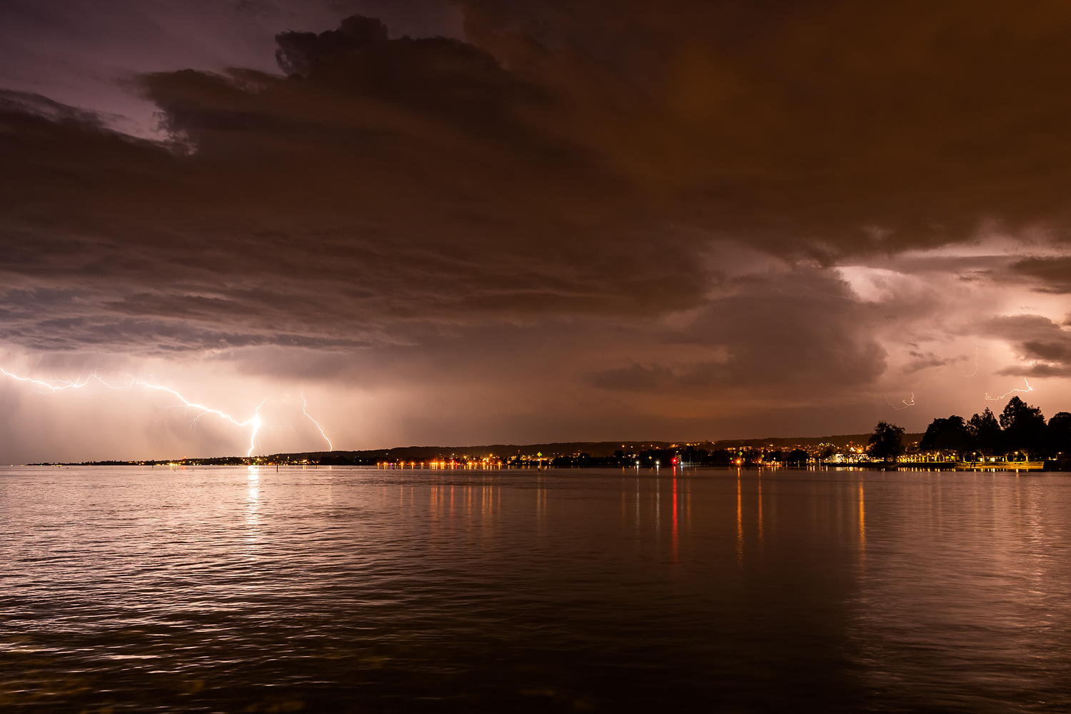 Orage au Lac de Constance