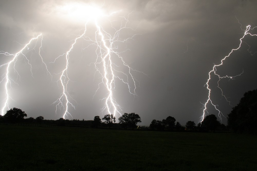 orage de campagne