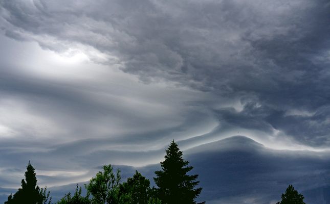 Orage en préparation