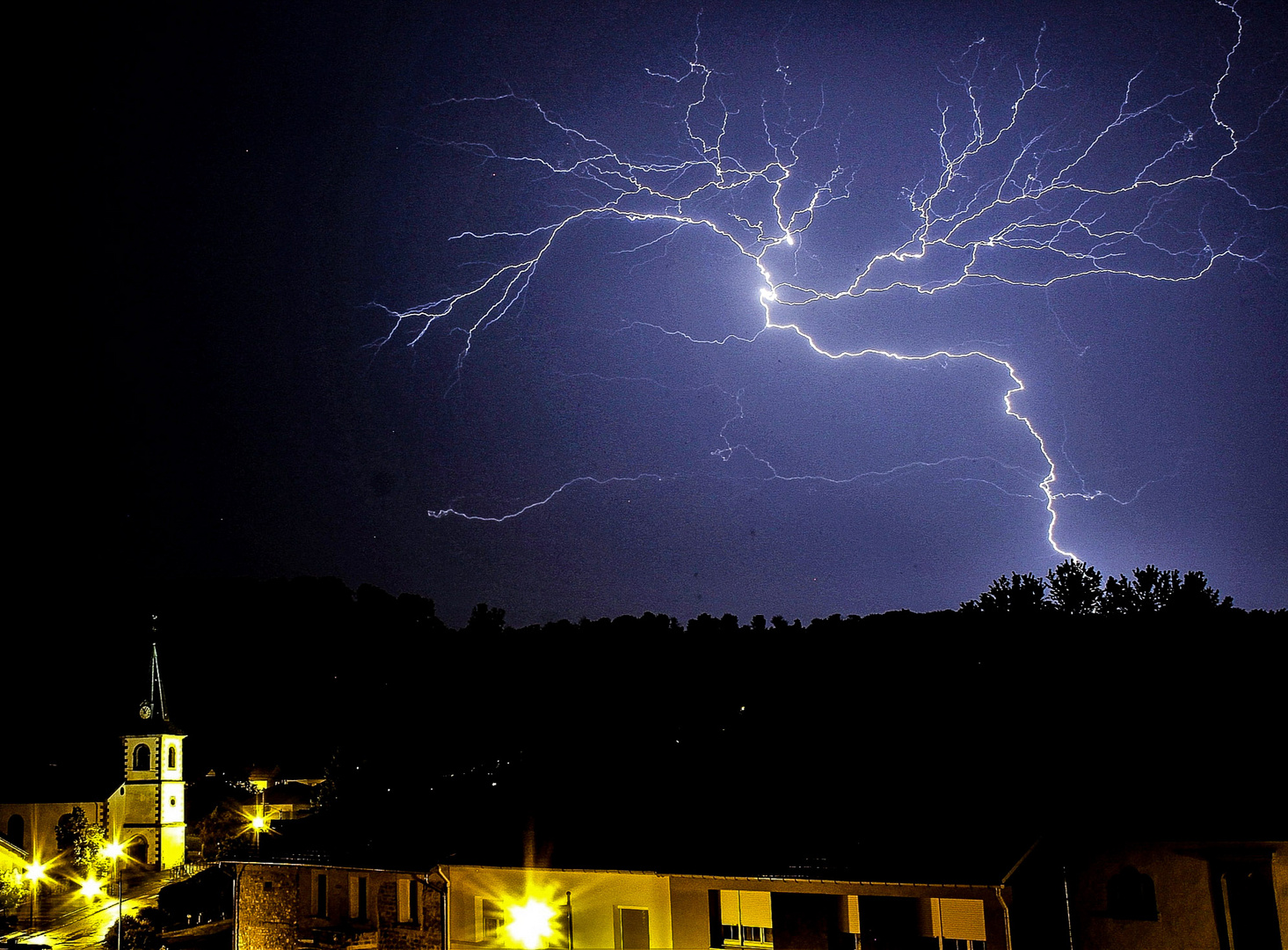 Orage et éclair