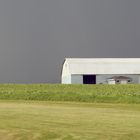 Orage et rayon de soleil sur l'ile d'Orléans - Québec