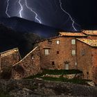 orage sur la montagne