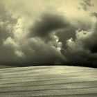 Orage sur les collines du gers