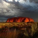 orage sur l'uluru