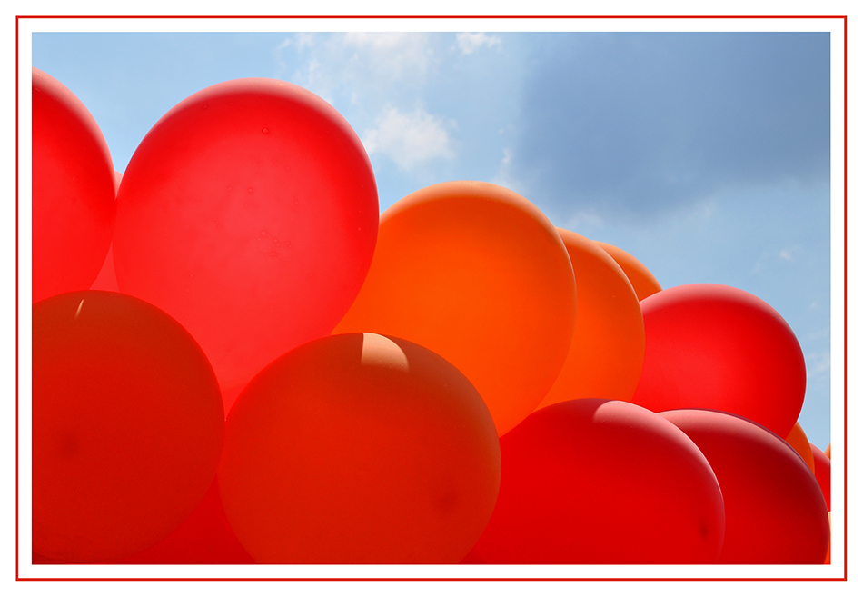 ~ orange balloons ~