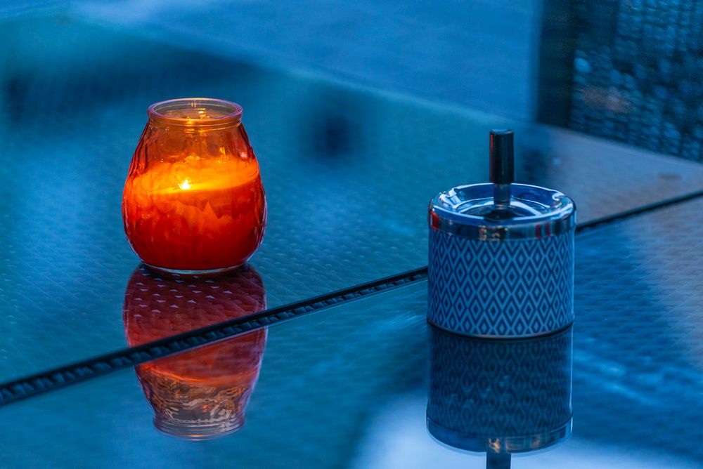 Orange-Blau Foto & Bild | stillleben, zufällige arrangements, motive