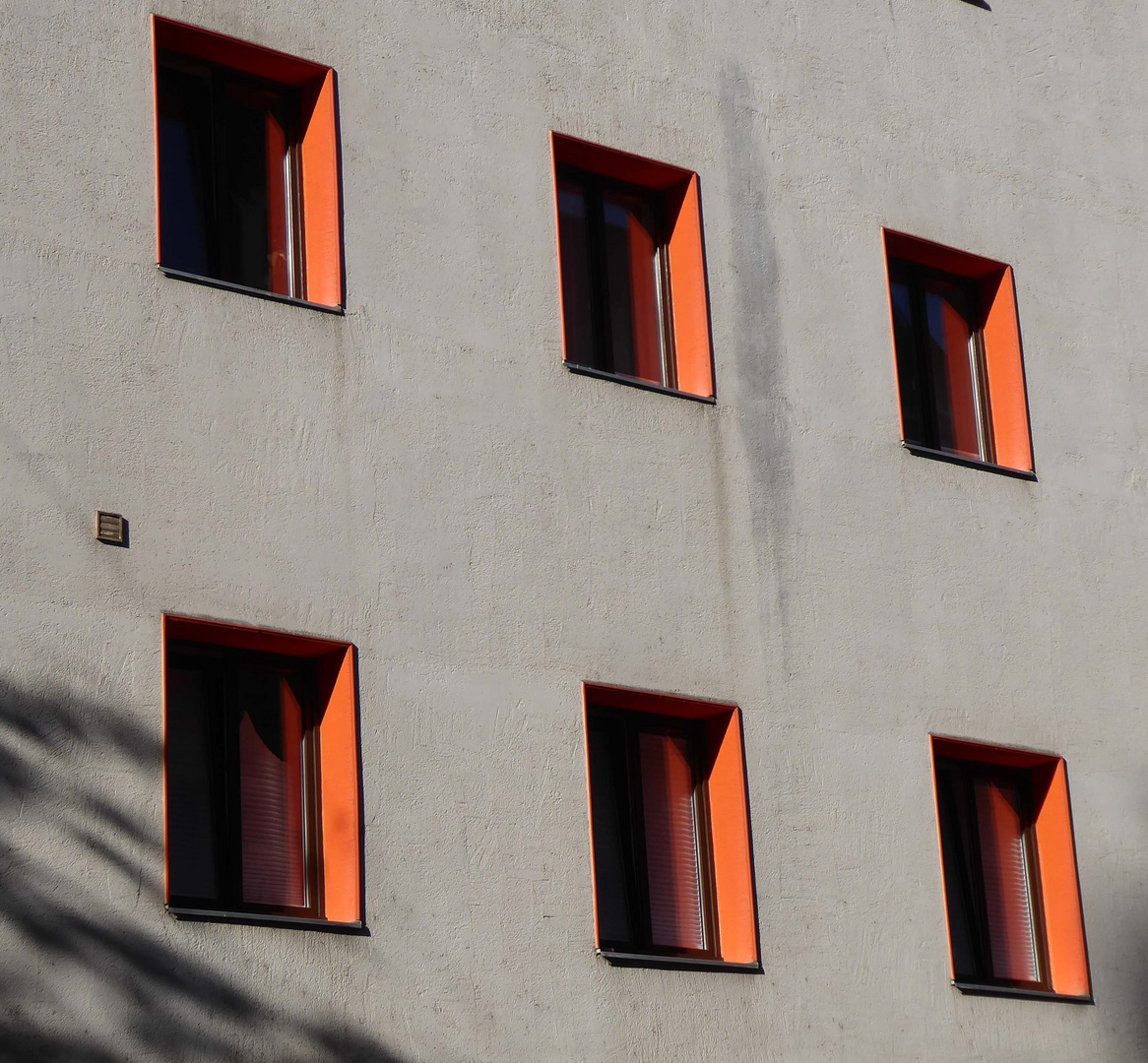 Orange Fenster