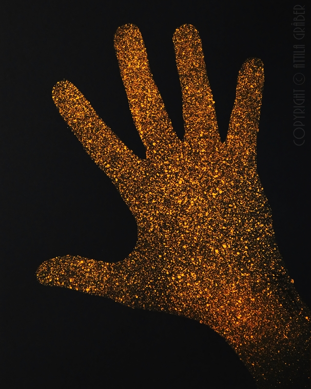 orange hand