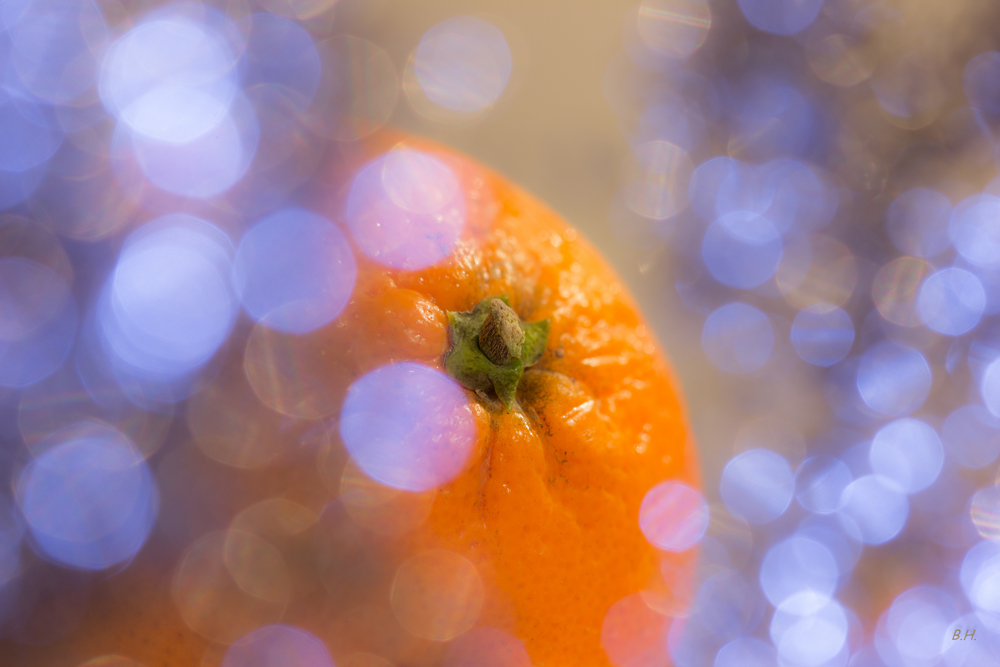 Orange im Rampenlicht