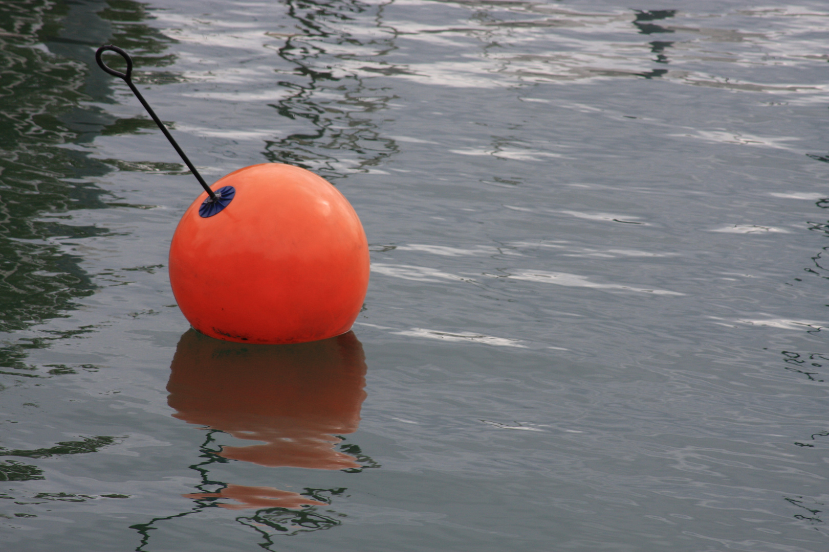 Orange in water