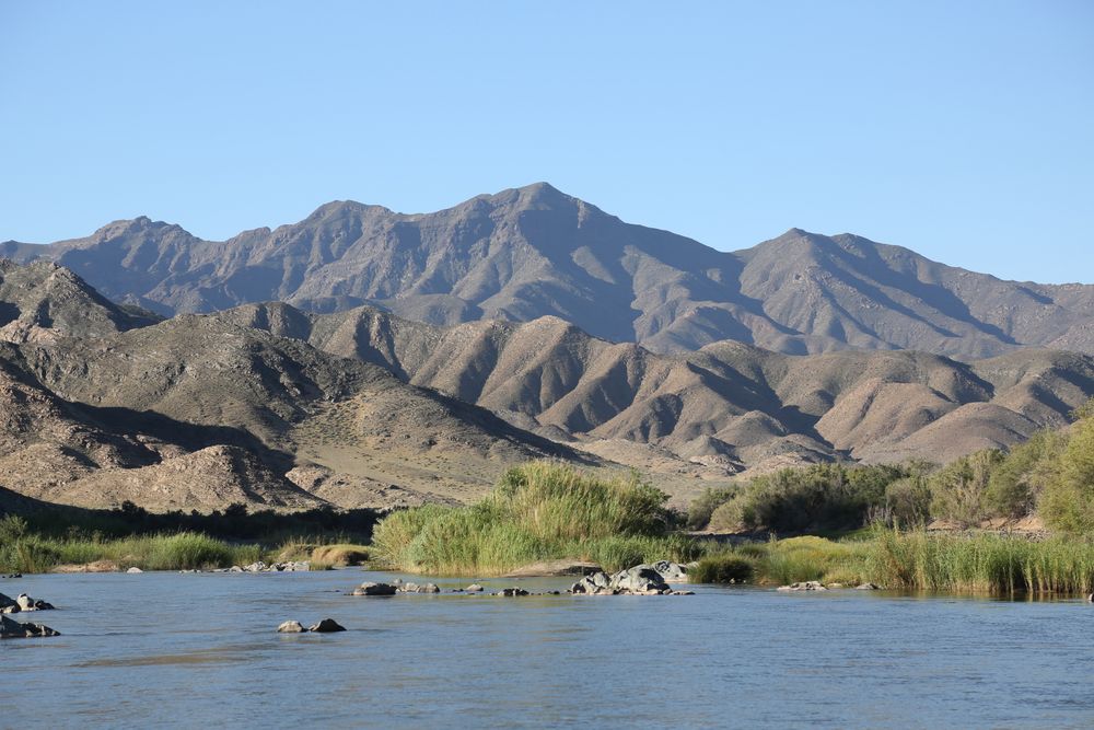 Orange river, ai confini con la Namibia