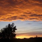 orange-roter Himmel