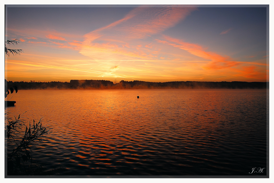 ....orange sea....