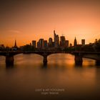 ORANGE SKY - SUNDOWN IN FRANKFURT AM MAIN