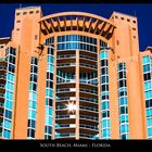 Orange Skyscraper - South Beach, Miami Beach, Florida