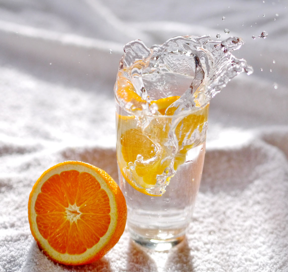 Orange splash