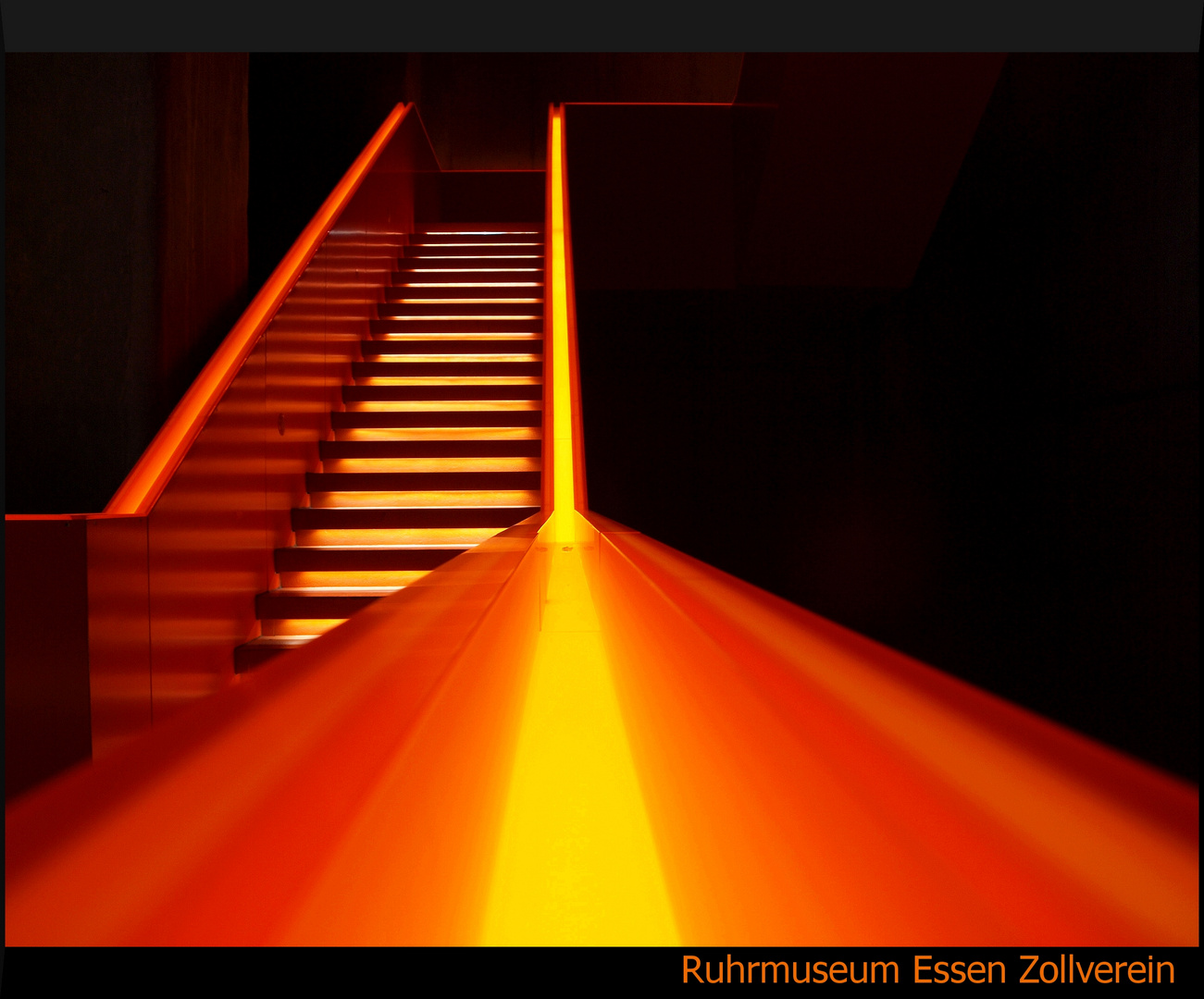 Orange Stairway