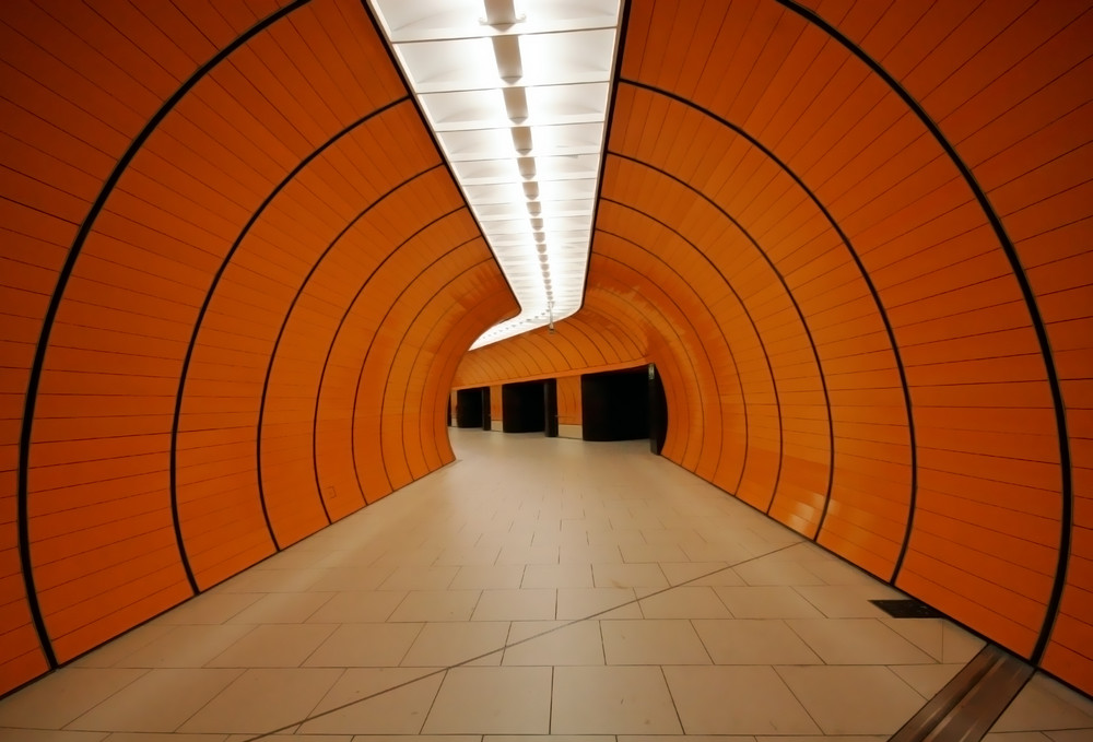 orange tunnel